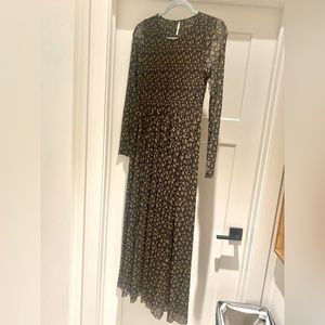 Free people sheer long dress
